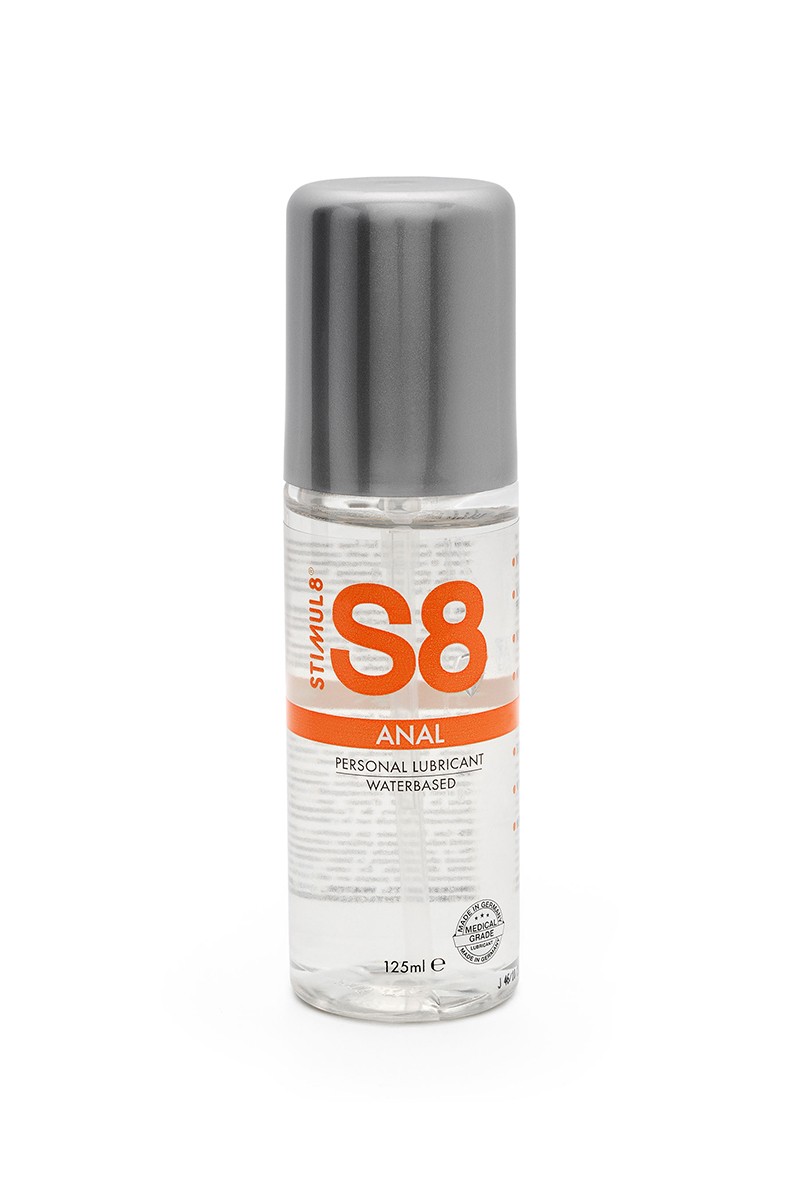 Lubrifiant S8 anal 125ml anti-douleur et sécheresse pour peaux sensibles