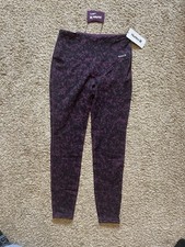 Hurley Reversible Leggings Potent Purple Size Small Retail 78.00