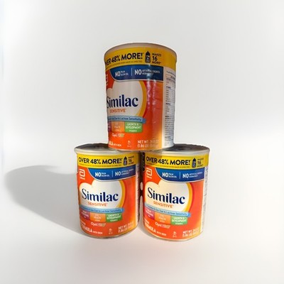 3  Similac Sensitive Stage 1 Baby Formula Powder - 1.86lbs  (29.8 oz)