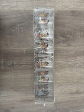 6 X Vintage Luminarc Glass Tumblers Sealed Clown Circus Design Retro French