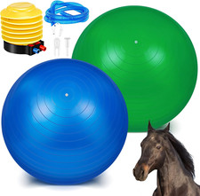 2 Pcs 40 Inch Horse Ball for Play Large Horse Big Equine Herding anti Burst Dog
