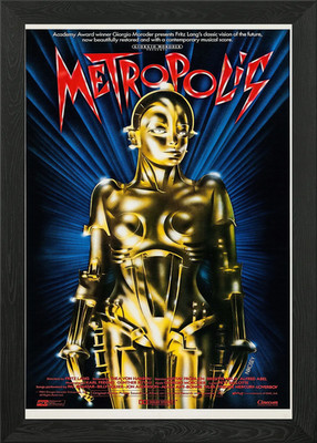 Metropolis Movie Framed Wall Art Poster Canvas Print Picture