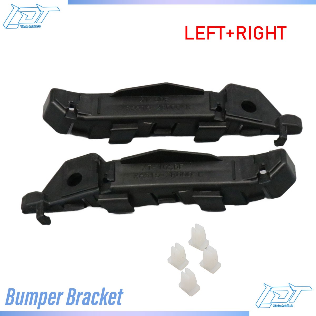 For 2010-2012 Hyundai Santa Fe Front Bumper Cover Side Bracket Left & Right Side