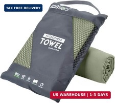Rainleaf Microfiber Towel Quick Dry Camping Travel Gym Towel. Compact Supe