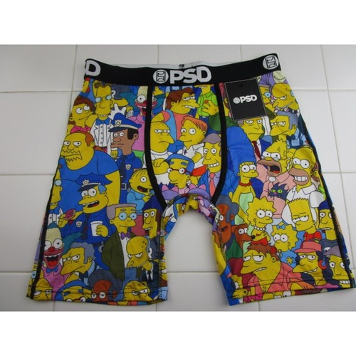 PSD Simpson Squad The Simpsons Men's Medium Underwear Boxer Briefs