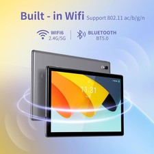 Byybuo A10 L 10.1in Android Wi-Fi Tablet 128GB 8GB RAM (2+6) Android 14