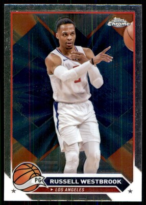 2023-24 Topps Chrome Russell Westbrook Los Angeles Clippers #110