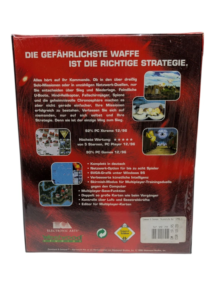 ✅ Command & Conquer Teil 2: Alarmstufe Rot (PC 1996 Spiel) (DE)✅NEU SEALED NEW✅ - Bild 3 von 4