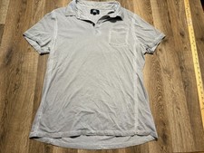 Rock Republic Polo Men's Size Extra Large Gray Short Sleeve Casual Stretch