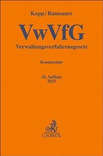 Verwaltungsverfahrensgesetz. VwVfG Kommentar Ulrich Ramsauer Buch XXXVIII 2025