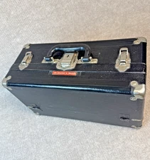 Vtg Black Eagle Lock Co. House Call Doctor Bag Tackle Hard Case Medical Supplies