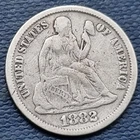 1882 Seated Liberty Dime 10c Better Grade #78863