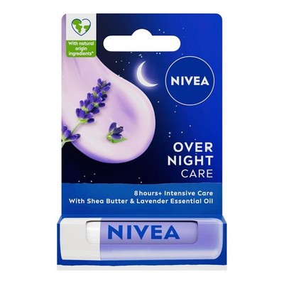 Nivea Pflegender Lippenstift Overnight Care 4,8g Lippenpflege Lippenbalsam Nacht