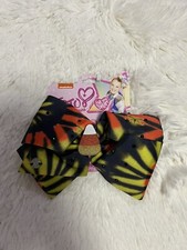 Jojo Siwa Jumbo Hair Bow Candy Corn Lights Up Tie Dye Halloween NEW 