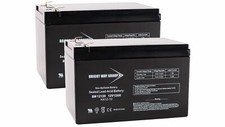 Freedom 946 Replacement Scooter Batteries Set of 2 - 12V 12AH SLA Batteries 