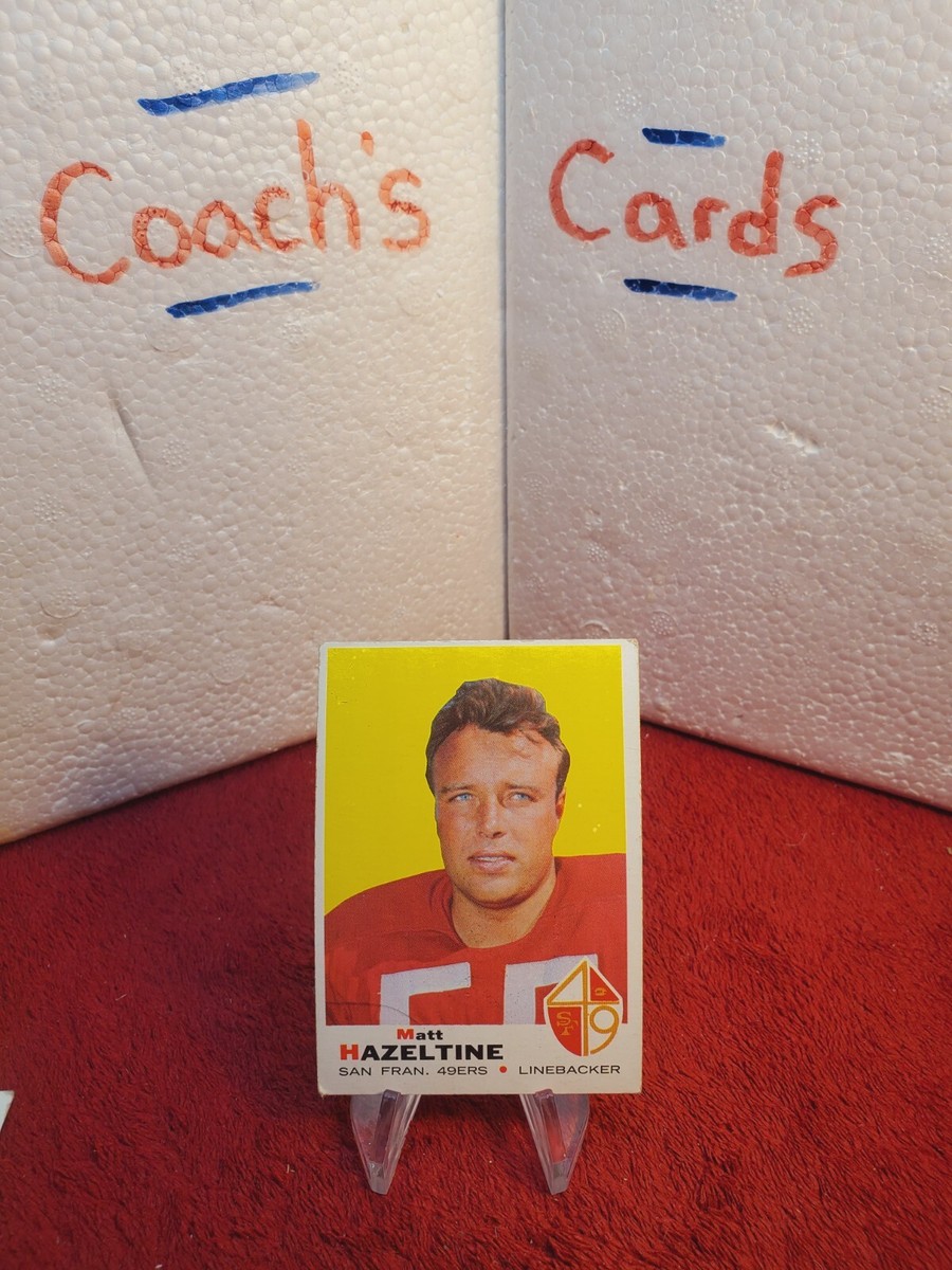 1969 Topps NFL Matt Hazeltine #204 San Francisco 49ers | eBay