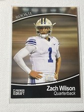 2021 Sage Premier Draft Football Zach Wilson Rookie Card #108 New York Jets NFL