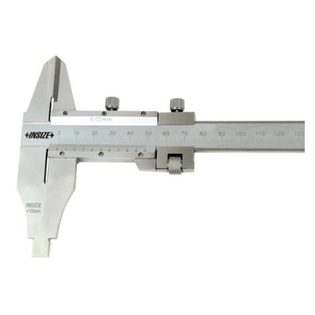 Insize 12173001 Vernier Caliper with Fine Adjustment Range 0300mm/0