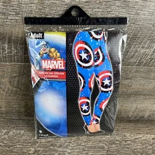 Brand New Marvel American Dream Leggings Adult OSFM Halloween Costume Cosplay