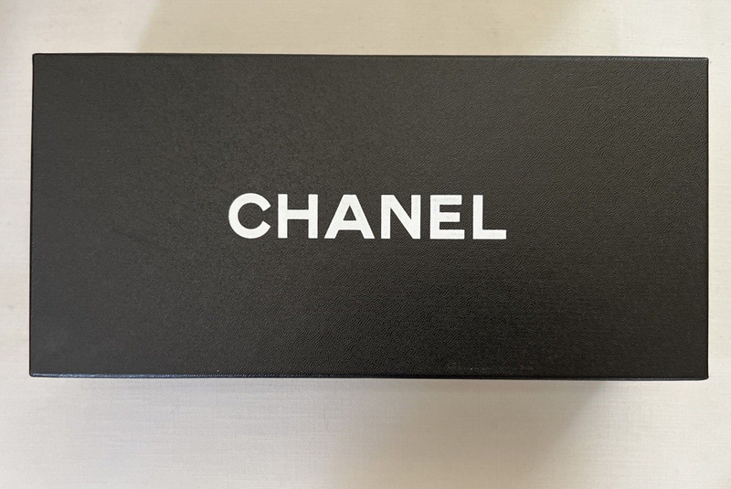 Chanel Empty Box  Shoe Black Size 11.75 x 5.75 X 3.75 Gift or Storage