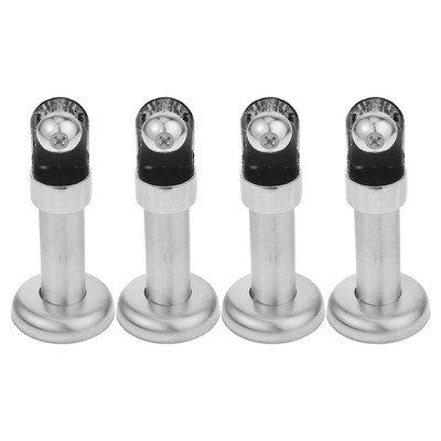  4 Pcs Partition Support Feet Toilet Public Accessories Fittings for Restrooms