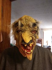 Vintage Halloween Latex Mask Creepy Old Man