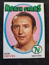 1971-72 TOPPS HOCKEY #44 BOB NEVIN MINNESOTA NORTH STARS