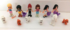 Paquete de minifiguras personalizadas de amigos: mascotas, Andrea, Stephanie, Olivia, Emma, Mia