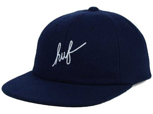 Script Logo 6 Panel Strapback Cap Hat 