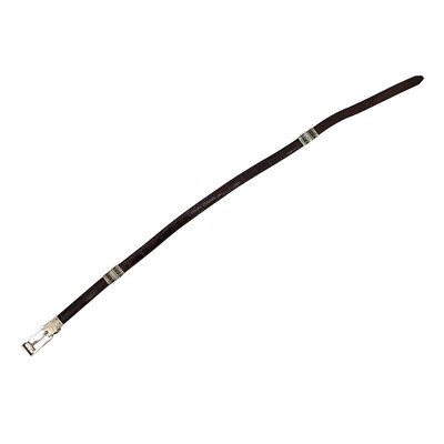 80\'s Brighton Belt Leather Reversible Skinny Brown‎ Embossed Silver Heart XS/S 80 main image 3