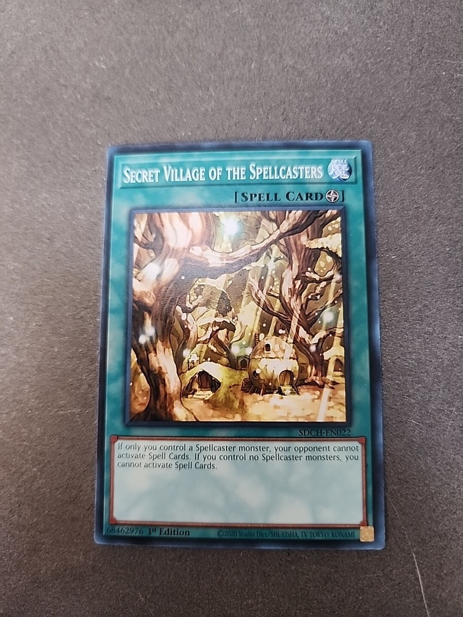 yugioh secret village of the spellcasters deck (SDCH-EN022) - Common may be 1st or Unlimited Edition Secret Village of the Spellcasters