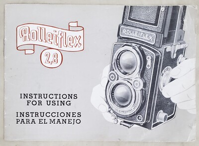 Notice Utilisateur Rolleiflex 2.8 D En Français – Rare Manuel D'occasion