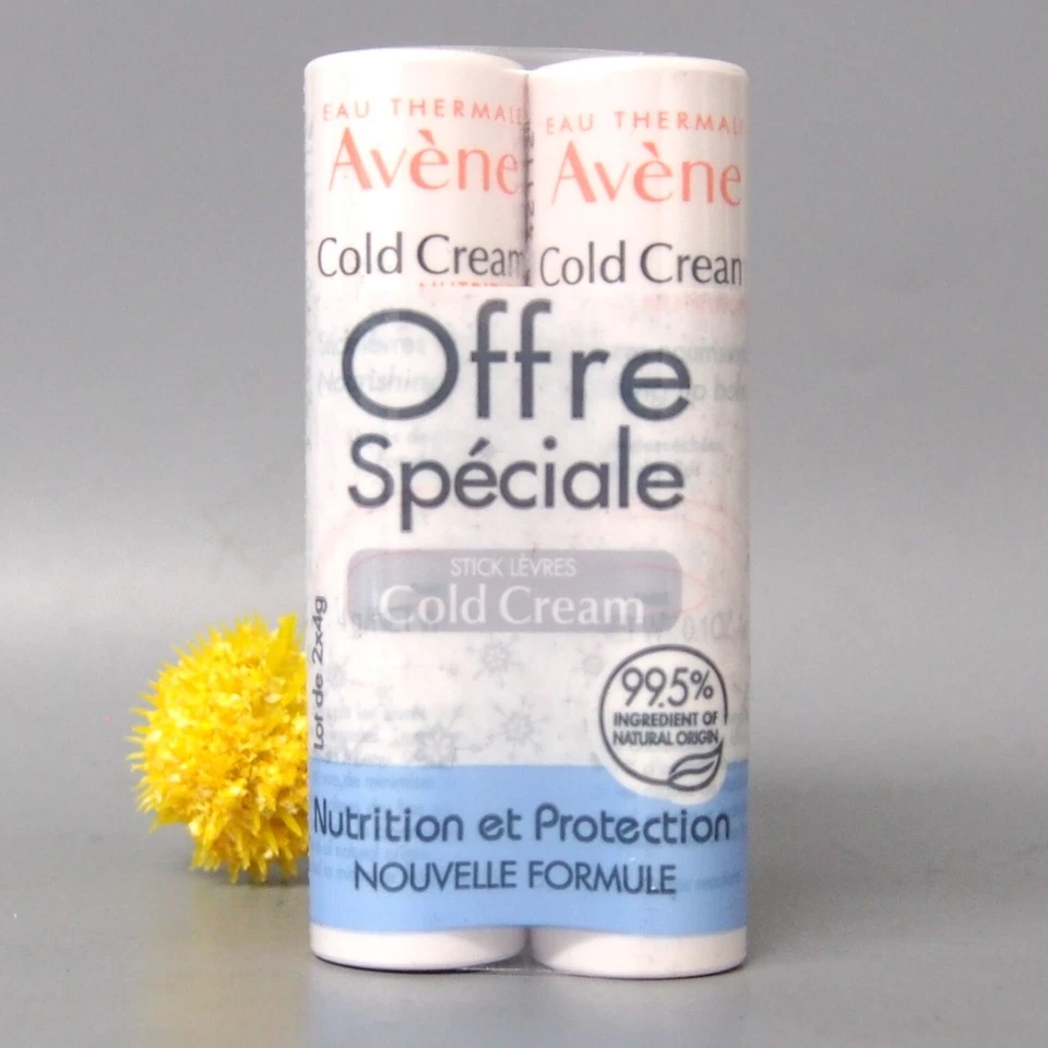 Pacote com 4 bálsamos labiais nutritivos Avene Cold Cream 4g EXP 09/2027 - Imagem 2 de 3