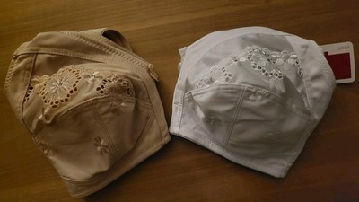 NEU *** Sassa Soft-BH 2 Stk. mit schicken Stickerei-Einsätzen + Strasssteinen
