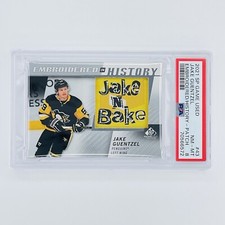 Jake Guentzel “Jake N Bake” 🔥 2021-22 SP Game Used #43 Embroidered In History