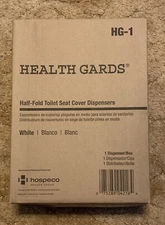 HOSPECO Health Gards Toilet Seat Cover Dispenser, Black, Brand New!!