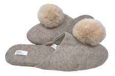 Stars Above Women's Victoria Slip On Comfort House Slippers Taupe Size:11 88A
