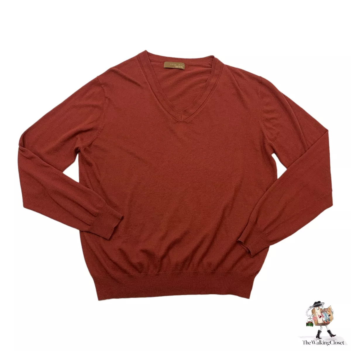 Zara top pullover mens