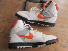 Nike Pro Turf Football Shoes - White/Orange - Size 14.5