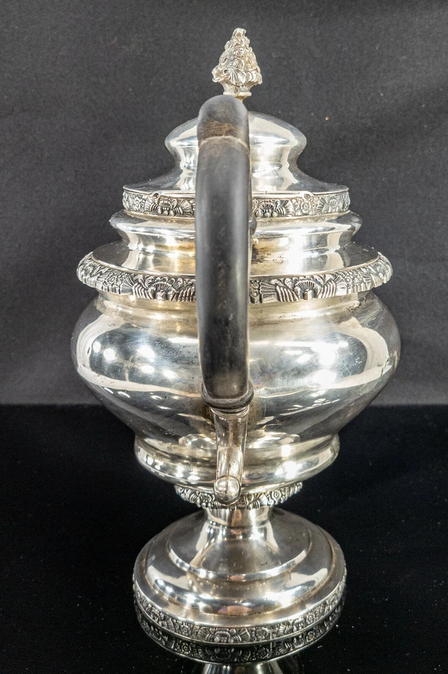 Jarro antigo americano de prata moeda da cidade de Nova York Gerardus Boyce - Imagem 4 de 4