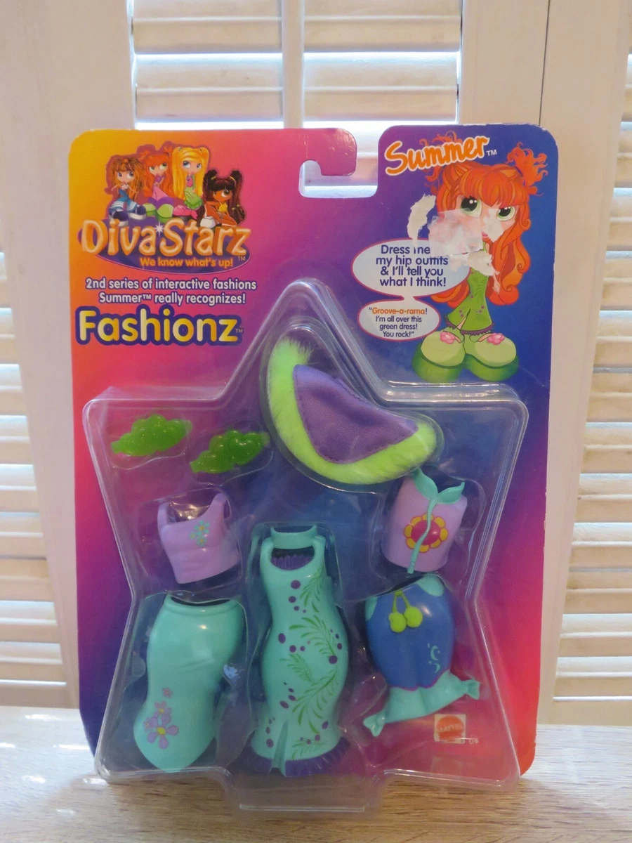 NEW Mattel 2001 Diva Starz Fashion Doll Series 2 Fashionz SUMMER 