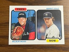 2022 Topps Heritage Then Now #TAN-WC Wilbur Wood Gerrit Cole 
