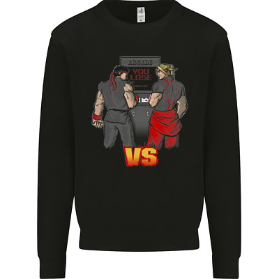 Ryu vs Ken Retro Videospiel MMA Gaming Kinder Sweatshirt Pullover