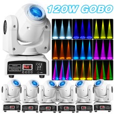 120W Beam Gobo Moving Head Light LED RGBW Stage Lighting Party Bar DJ Disco Show