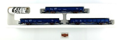 JM865- Roco H0 44183 - Set 3 Wagons Edge Low NS '' Railpro ''