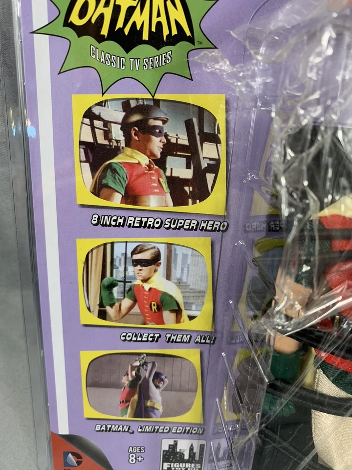 2015 Retro Batman 1966 Serie de TV Clásica 8” DC Comics Robin Heroes in Peril Foto 3 de 4