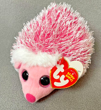 Ty Beanie Babies Mrs. Prickly the Hedgehog 2015 Pink Plush Figure - All Tags