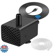 BlueYu Mini Submersible Pump, Small Fountain Pump with and Sensor (DC 5V USB)