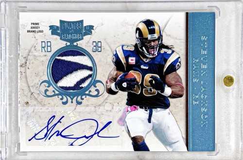 2011 Plates & Patches Steven Jackson Game Used Reebok Patch Auto 1/1