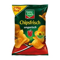 Funny-Frisch Chipsfrisch Ungarisch Kartoffelchips Chips 15 X 215G 15Er Pack